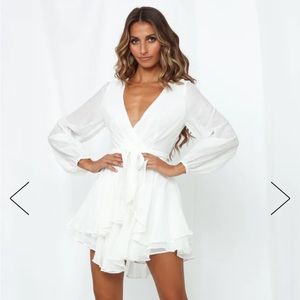 Etta Dress Hello Molly - White XS